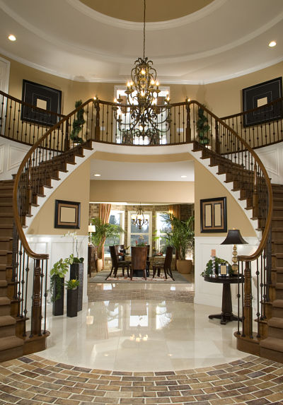 Luxury home foyer